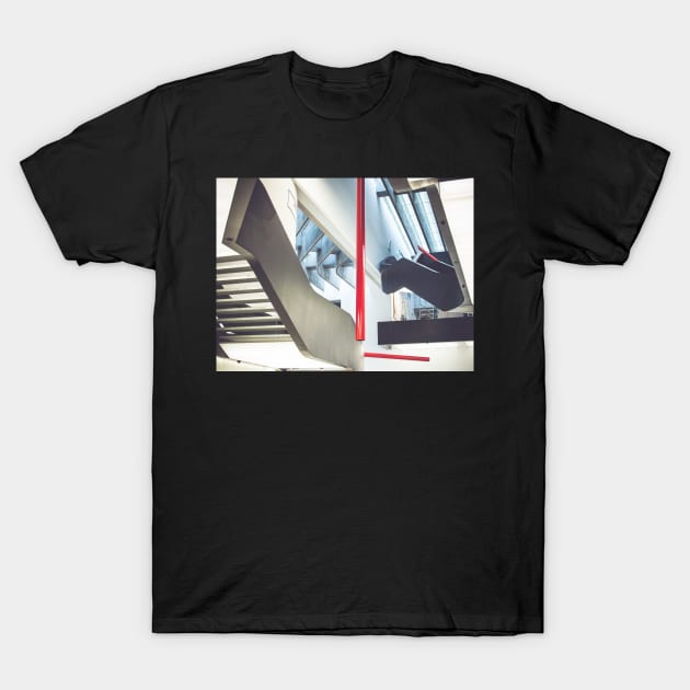 Architect Zaha Hadid in Rome - Maxxi Museum T-Shirt by myyylla